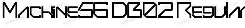 Machine56 DB02 Regular字体转换